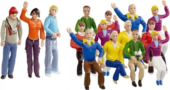 Figurine tifosi 1:32 – set 15 pz per piste elettriche