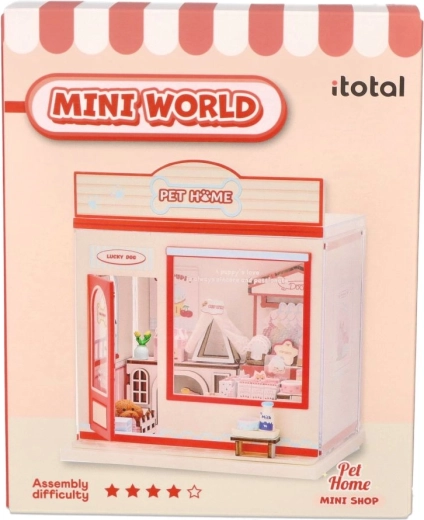 i-Total Mini World DIY negozio di animali in miniatura