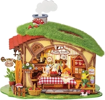 RoboTime miniatura 3D in legno di casetta La foresta incantata Fluffy Grove