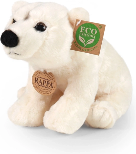 Orso polare di peluche Rappa eco-friendly 22 cm