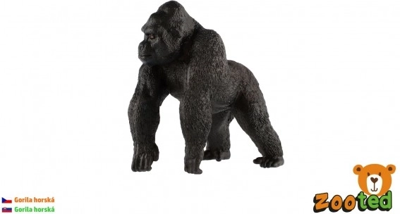 Gorilla di montagna – figurina realistica in plastica 11 cm