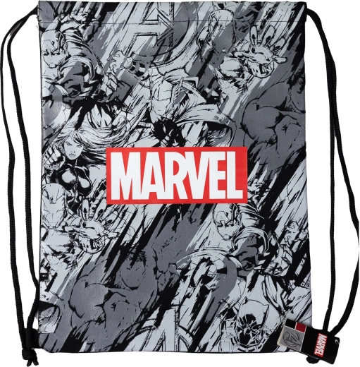 Motivo Marvel - borsa termica isolata con chiusura a coulisse 30 × 40 cm - 1 pezzo