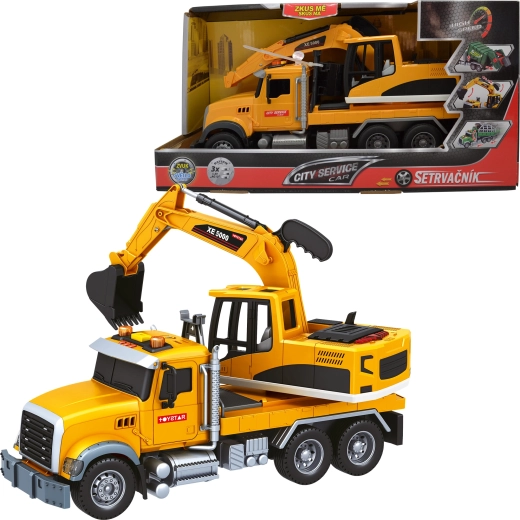 Escavatore radiocomandato 1:14 CITY SERVICE CAR con luci e suoni