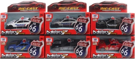 Auto di soccorso in metallo a retrocarica – polizia o vigili del fuoco