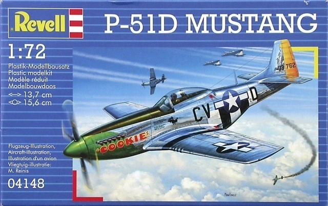 Modello di aereo P-51D Mustang