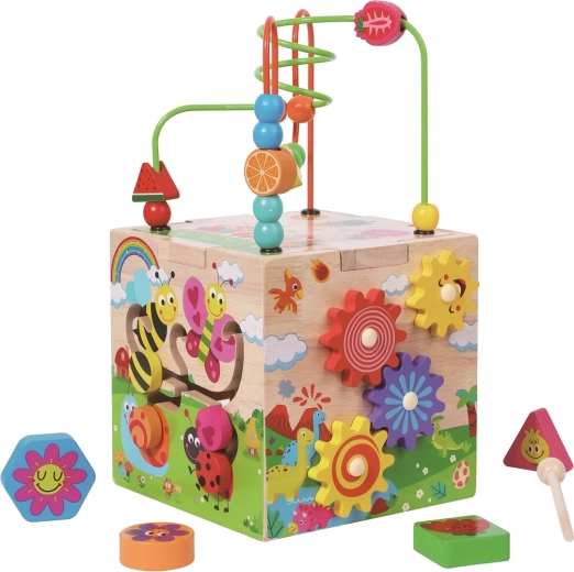 2Kids Toys cubo delle attività motorie con labirinto Animali allegri