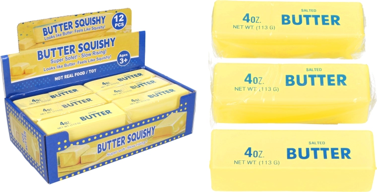 Burro antistress da spremere 14 × 4 × 4 cm - 1 pezzo