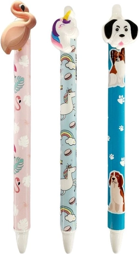 Penna gel cancellabile CONCORDE Animaletti, inchiostro blu 0,5 mm