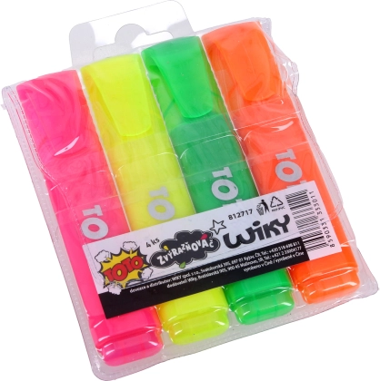 Set di evidenziatori forti 4 pz