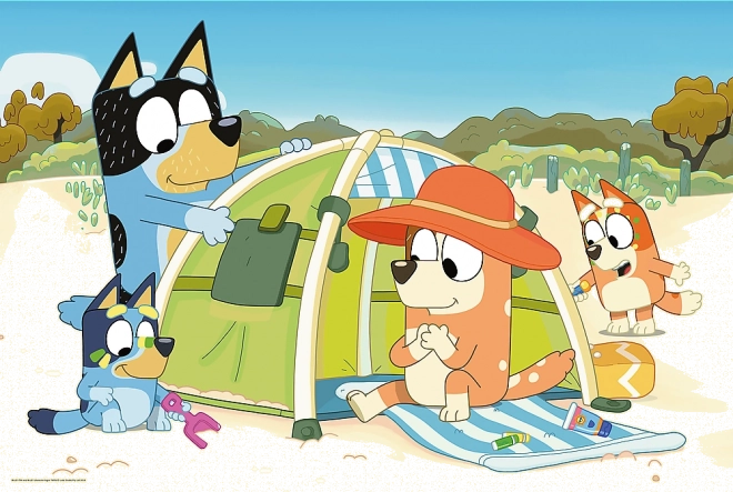 Puzzle Trefl BLUEY maxi 24 pezzi – Una giornata fantastica