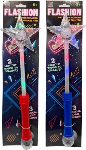 Bacchetta magica luminosa con stellina