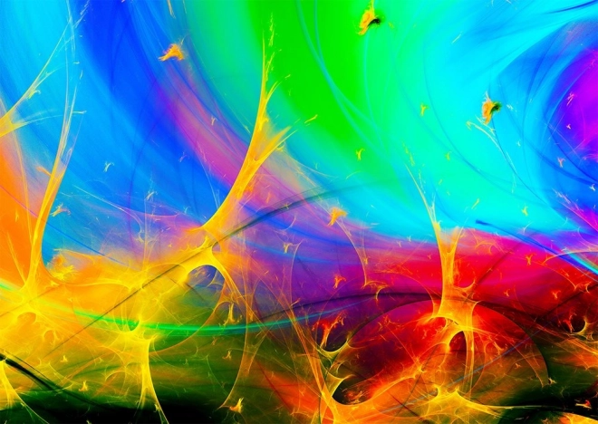 Puzzle Frattali Arcobaleno 1000 pezzi