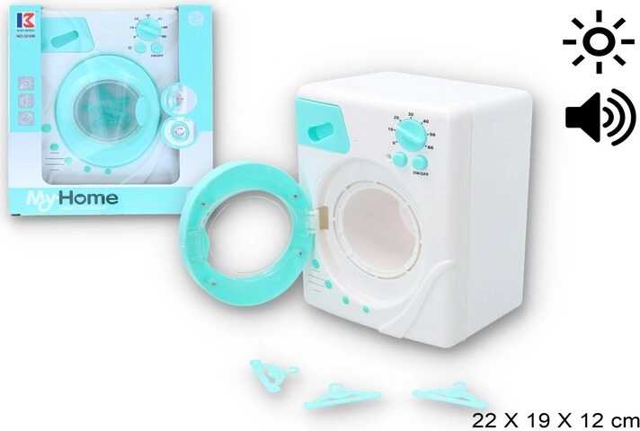 Set da cucina per bambini con lavatrice