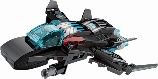 Qman Shadow Pulse Combat Vehicle – aereo da trasporto Falcon mini set di costruzione