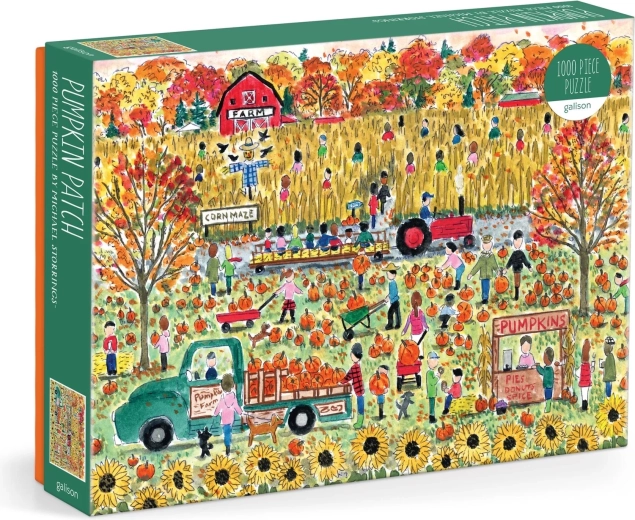 Puzzle Galison Campo di zucche 1000 pezzi