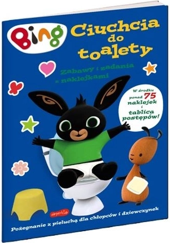 Bing – libro di attività con adesivi: In bagno (giochi e compiti)