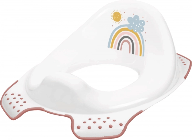 Adattatore WC per bambini Rainbow, bianco