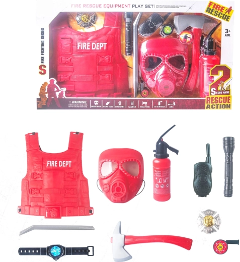 Mega set pompieri 10 pezzi per bambini