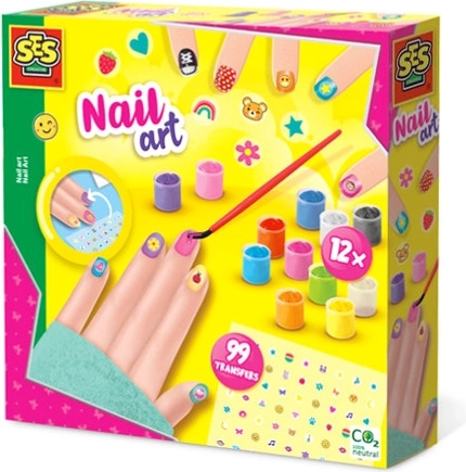 SES Set per decorazione delle unghie con adesivi