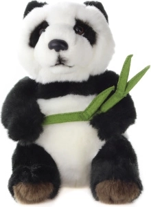 Peluche Panda con foglia 18 cm