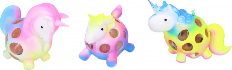 Unicorno antistress schiacciabile 10 cm