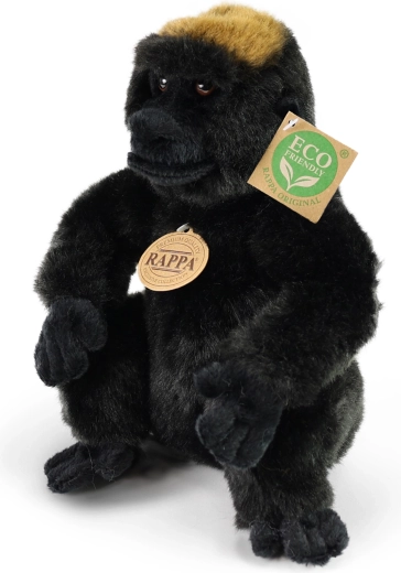 Gorilla di peluche seduta 23 cm eco-friendly