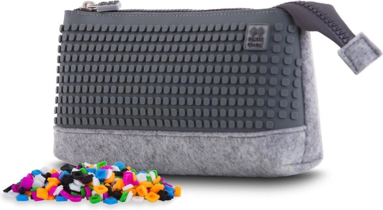 Astuccio grande Pixie Crew grigio