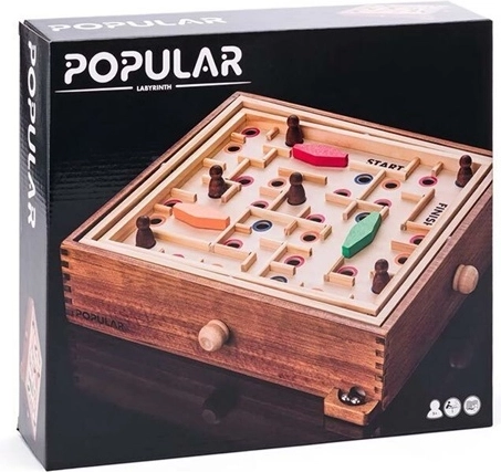 Woodyland Popular labirinto in legno con pallina