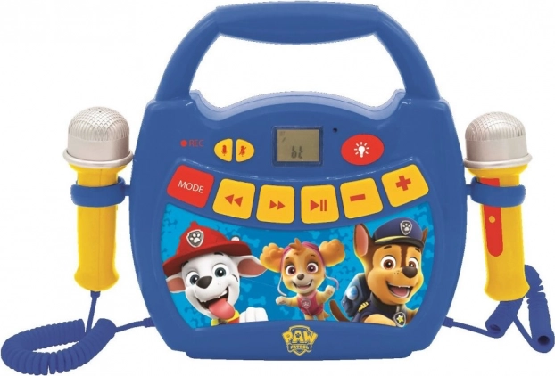 Altoparlante karaoke Paw Patrol con microfoni e illuminazione