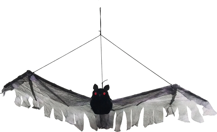 Decorazione sospesa a forma di pipistrello 49 cm