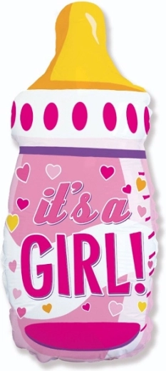 Palloncino in foil a forma di bottiglia 80 cm