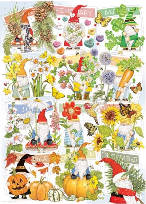 Puzzle Cobble Hill La vita allegra degli gnomi 1000 pezzi