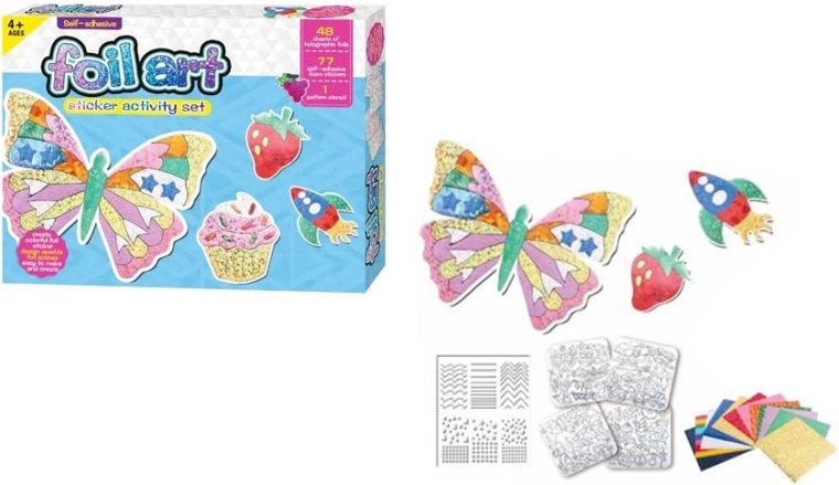 Kit creativo fai-da-te per realizzare adesivi olografici