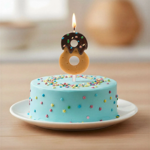 Candela per torta numero 8