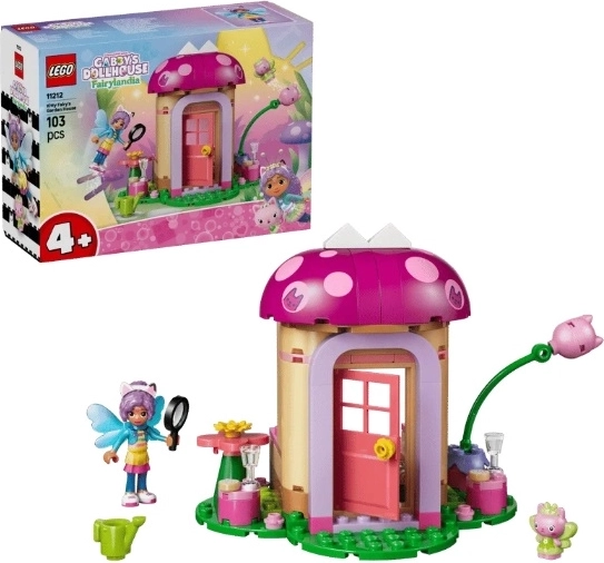 LEGO Gabby’s Dollhouse casetta da giardino della gattina fatina