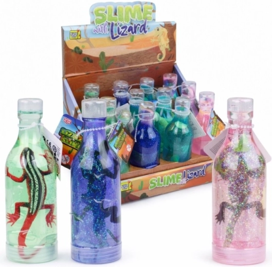 Slime con lucertola 13 cm
