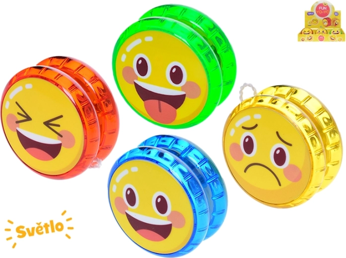 Yo-yo luminoso con smile per bambini