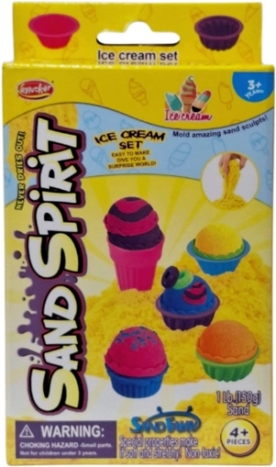 Set creativo con sabbia cinetica per gelati