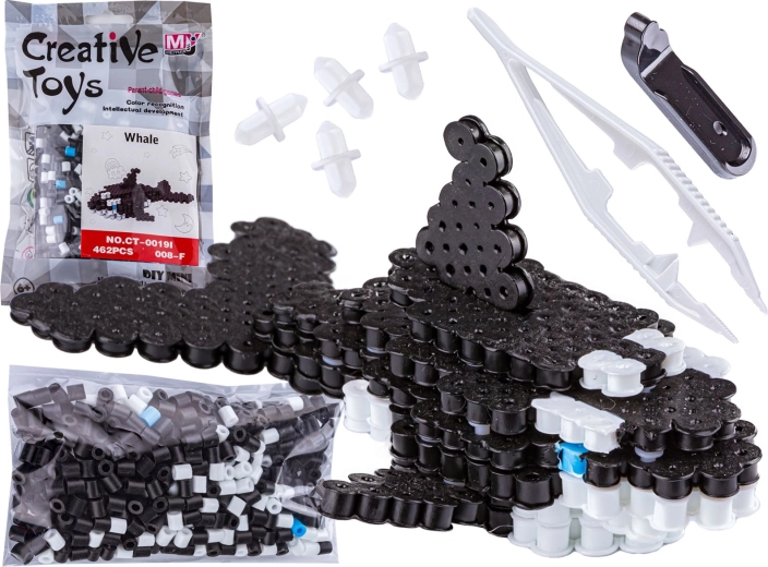 Perline da stirare 3D – sagoma orca (sacchetto)