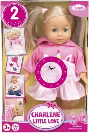 Bambola interattiva Charlene BAYER, 33 cm