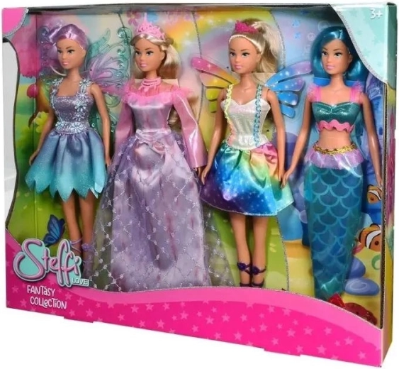 Steffi Love collezione fantasy con 4 bambole
