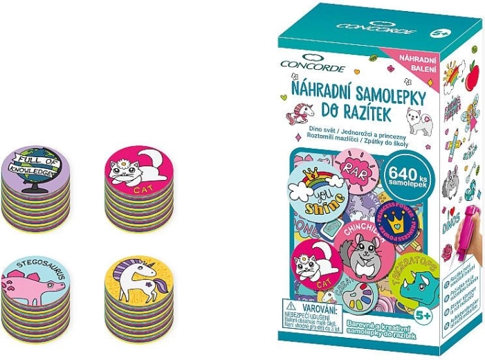 Adesivi di ricambio per timbri CONCORDE – assortiti