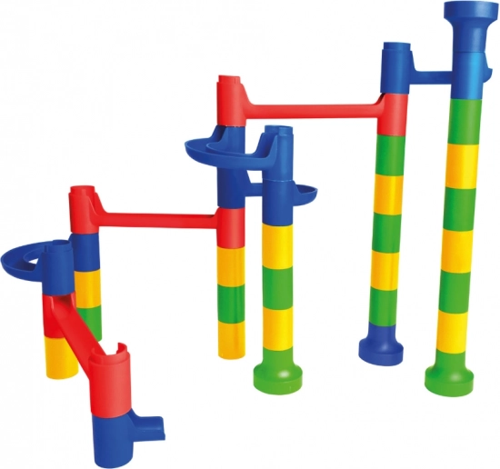 Pista a biglie colorata per bambini