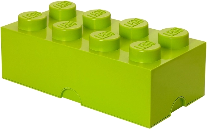 LEGO box portaoggetti 8 verde chiaro