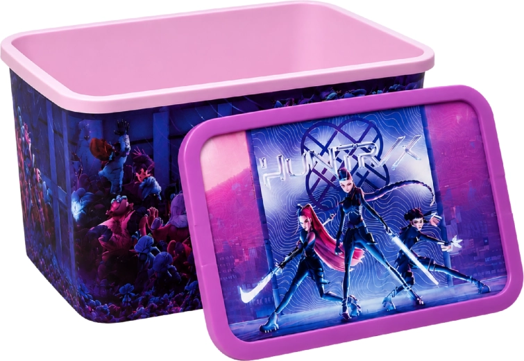 Box contenitore K-Pop Demon Hunters Huntrix con coperchio a clip 13 l