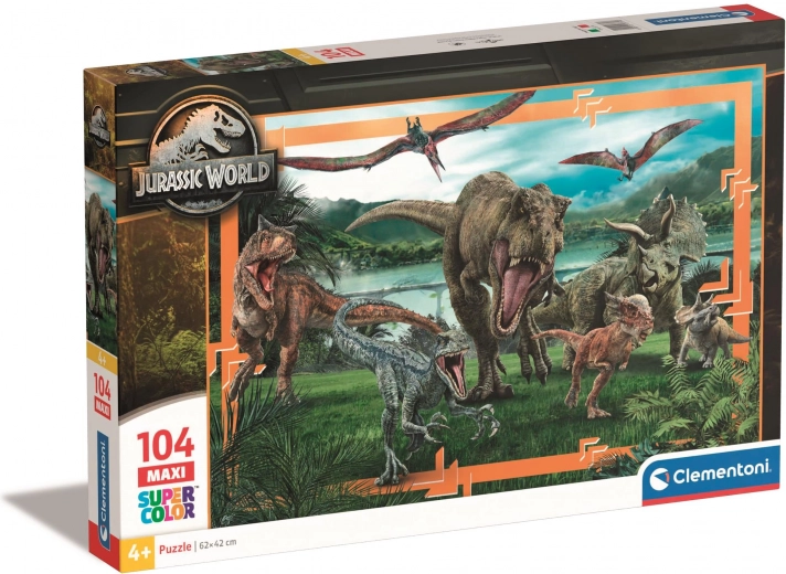 Maxi puzzle 104 pezzi Jurassic World