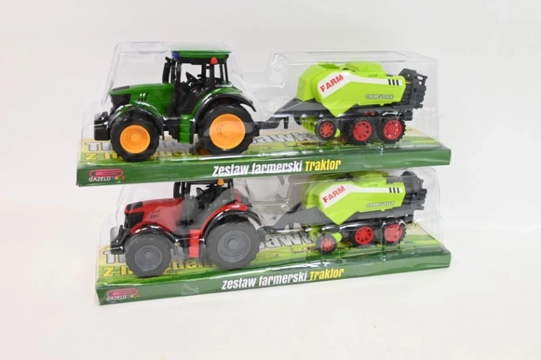 Trattore con macchina agricola - 1 pezzo