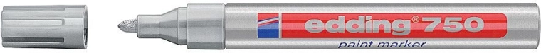Pennarello laccato edding 750, argento