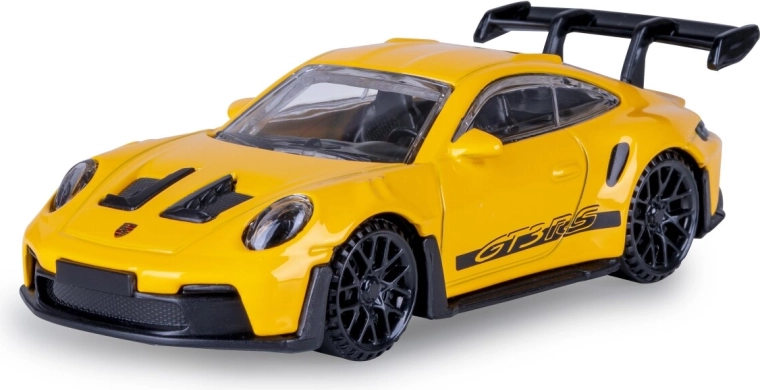Modello in metallo Porsche 911 GT3 RS in scala 1:43, giallo