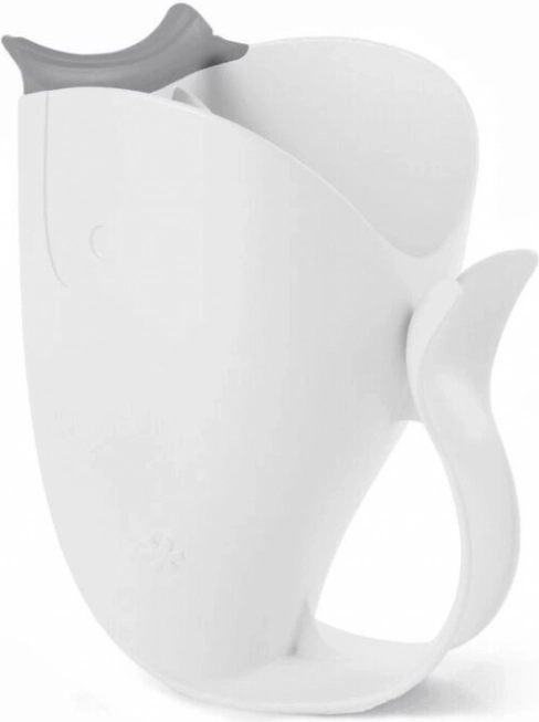 Skip Hop tazza per risciacquo di capelli e shampoo Moby bianca
